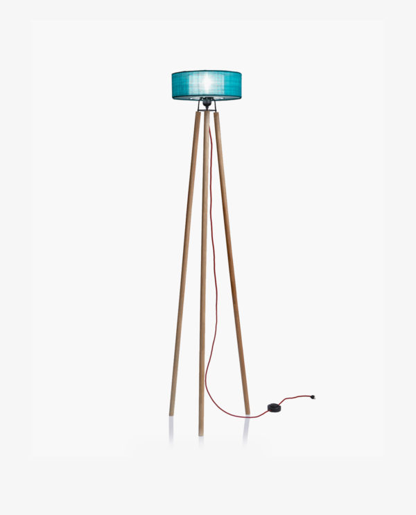 lampe d'ambiance turquoise