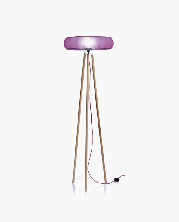 lampe décorative violette