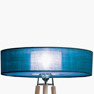 luminaire design bleu foncé