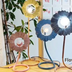 Atelier enfant création luminaire flower