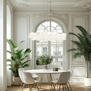 Suspension Clouds 30 – Luminaire en PETG recyclable