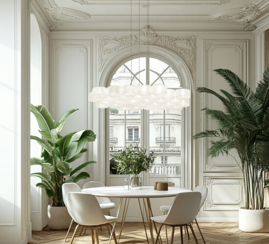 Suspension Clouds 30 – Luminaire en PETG recyclable