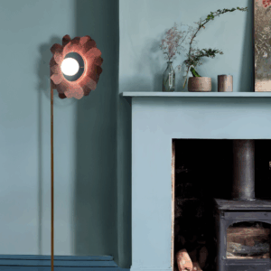 Lampadaire-saint-valentin-violet